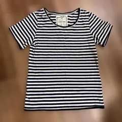 AFRICA TARO ボーダー 半袖 Tシャツ　古着　半袖のサムネイル