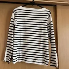 OPAQUE.CLIP ボーダー柄 長袖トップス 38/M