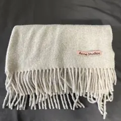 Acne Studios フリンジウールスカーフ　オーバーサイズ