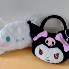 サンリオ シナモン クッション & クロミ バッグ セット