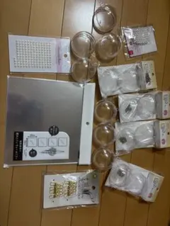 ハンドメイド資材まとめ売り クリアボール パールシール ミラー