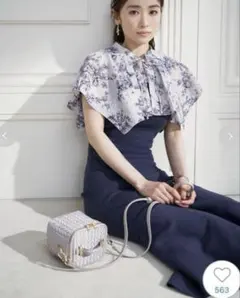 新品未使用 SNIDEL ケープデザインニット　ワンピース