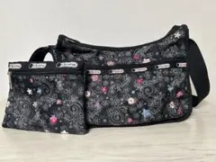 未使用 レスポートサック ルプティブーケ ショルダー 2way 花柄 刺繍