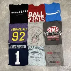 インポート　Tシャツ　両面プリント　大きいサイズ　古着　半袖　XLサイズ　9枚組