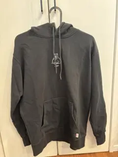 coen ブラック フード付きパーカー