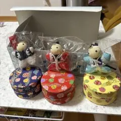 和風人形セット 伝統的なデザイン
