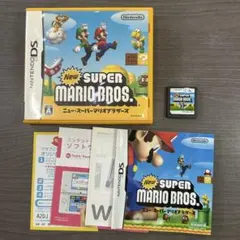 DS ニュー・スーパーマリオブラザーズ 箱説付き 完品 チラシ類付属