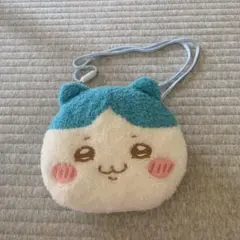 ちいかわ　ふわふわフェイスポシェット　ハチワレ