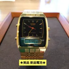★美品 新品電池★シチズン C480-001182 デジアナ 腕時計のサムネイル