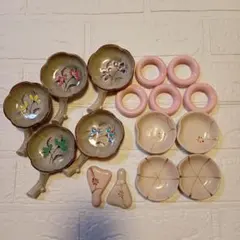 花型とリング型の箸置きセット