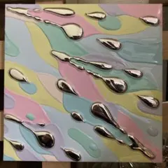 池内信介 ミクストメディア Untitled サムホールスクエアPink 絵画 UNTITLED I-6 | 池内信介, 現代美術 | Takato Kano Gallery | タカト