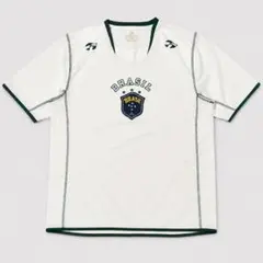 TOPPER トッパー　プラクティスシャツ　Lサイズ　白　サッカー　ブラジル