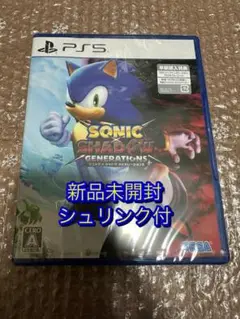 新品未開封　シュリンク付　PS5 ソニック×シャドウ　ジェネレーションズ　セガ