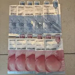 MEDIHEAL ヒアルロン酸 コラーゲン シートマスク 10枚セット
