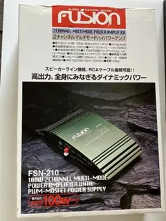 FUSION FSN-210 2チャンネルパワーアンプ 本体 - メルカリ