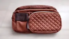 【THE SHOP TK MIXPICE】ボディバッグ ブラウン キルティングのサムネイル