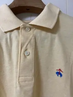 Brooks Brothers スーピマコットン ストレッチピケ ポロシャツ 黄