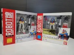 新品未開封 ロボット魂 ガンダム&ガンダム(ハードポイント追加仕様) セットのサムネイル