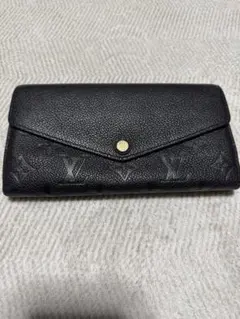 ルイヴィトン ポルトフォイユ・サラ モノグラム・アンプラント ノワール 長財布