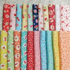 パッチワーク カットクロス happymessage30’s 20×15 21枚