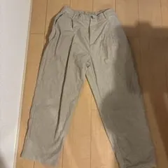 ストレッチ起毛タックワイドパンツ　婦人M