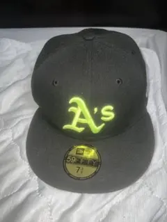 ニューエラ　59FIFTY サマーポップ オークランド・アスレチックス　メンズ