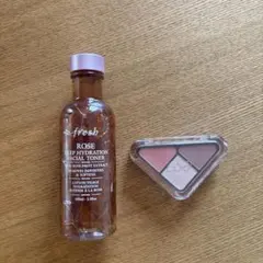 fresh ローズ化粧水 & CLIO アイシャドウ セット