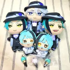 ツイステ オクタヴィネル ぬいぐるみセット アズール ジェイド フロイド