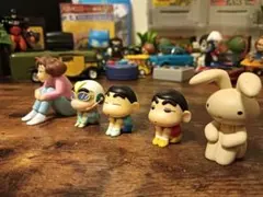 クレヨンしんちゃんまちぼうけ 5体セット　ガチャガチャ