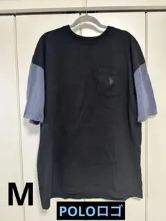 ⭐︎夏物セール　U.S. POLO ASSN. Tシャツ M 黒と青　Mサイズ