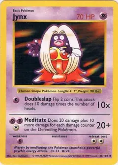 ルージュラ 英語版 Jynx シャドーレス 旧裏 ポケモンカード - メルカリ