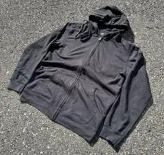 ぱ*ぽ様 00s OLD UNIQLO フルジップ パーカー フェード 短丈 y