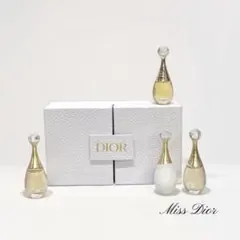 新品 ノベルティ Dior J'adore ミニチュア香水セット 4本入り - メルカリ
