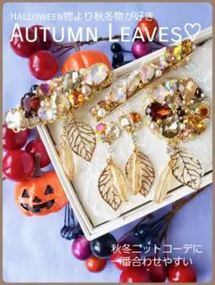 商品は画像2枚目【B級品】秋冬 Autumn Leaves♡