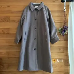 美品　COLZ A ピンクベージュロングコート