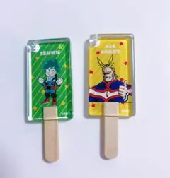 僕のヒーローアカデミア　緑谷出久・オールマイト アイスキャンディーキー　２種