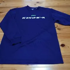 asics　ロングスリーブＴシャツ　ネイビー