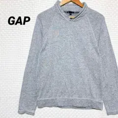 ギャップ GAP プルオーバー パーカー グレー メンズM 薄手 スウェット
