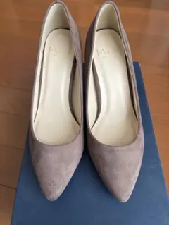 Menue パンプス スエード調 ブラウン 24.5cmのサムネイル