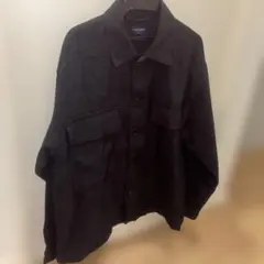 長袖シャツ M紺色
