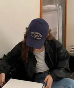 1989.NEWYORK カジュアルキャップ ネイビー