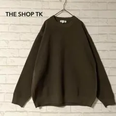 【THE SHOP TK】メンズ リラックスニットセーター（L）プルオーバー