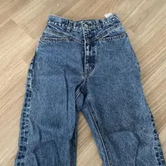 MOUSSY ハイウエストブルーデニム