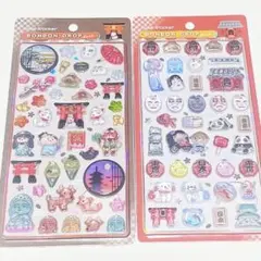 クーリア 正規品 ボンボンドロップシール 和柄 日本 京都 奈良 古都 東京