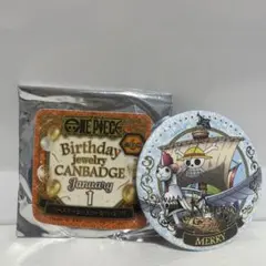 ONE PIECE バースデー缶バッジ メリー 麦スト限定