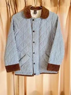 LAVENHAM BAPY ストライプ キルティングジャケット