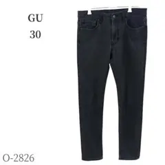 状態良好⭐︎ジーユー スリムフィットジーンズ size30 チャコール しなやか