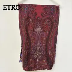 未使用★ETRO エトロ★赤 ストール　シルク　ウール 楽天市場】エトロ ETRO ストール マフラー 秋冬 メンズ レディース