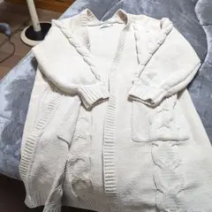 AZUL BY MOUSSY アイボリー カーディガン