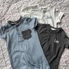 Lee ベビー ロンパース 3枚セット 3M-6Mのサムネイル